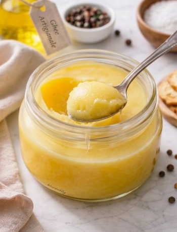 Burro ghee fatto in casa
