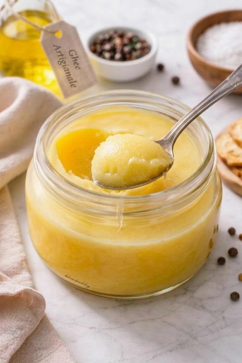 Burro ghee fatto in casa