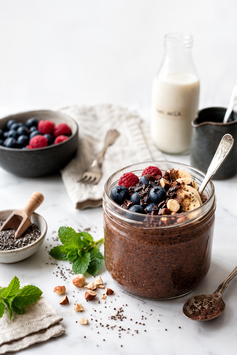 Cacao Chia Pudding