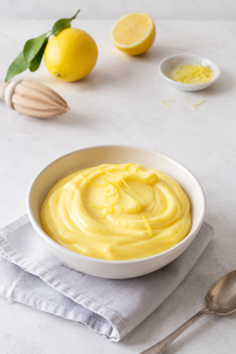 Crema al limone senza glutine