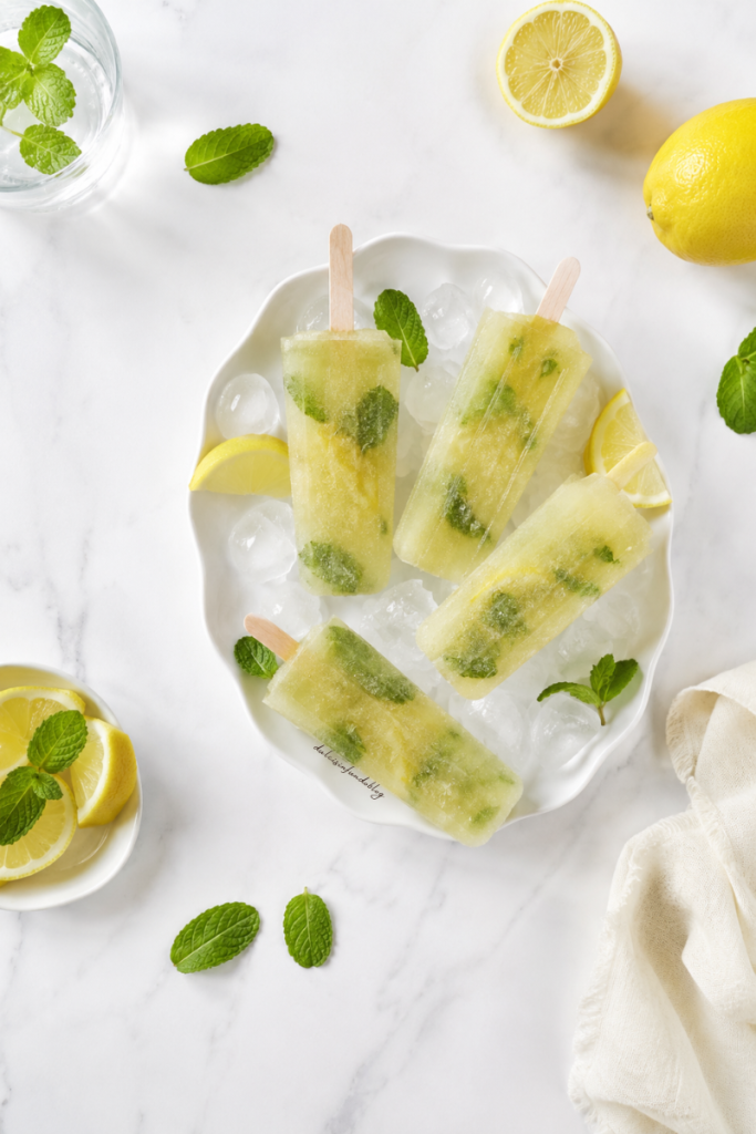 Ghiaccioli limone e menta