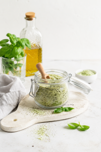 Sale aromatizzato al basilico