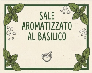 Sale aromatizzato al basilico