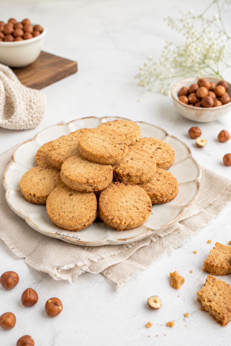 Biscotti integrali alle nocciole
