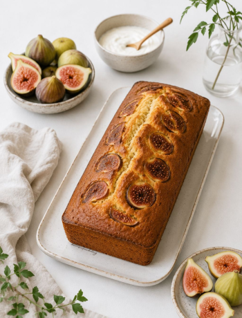 Plumcake fichi e yogurt