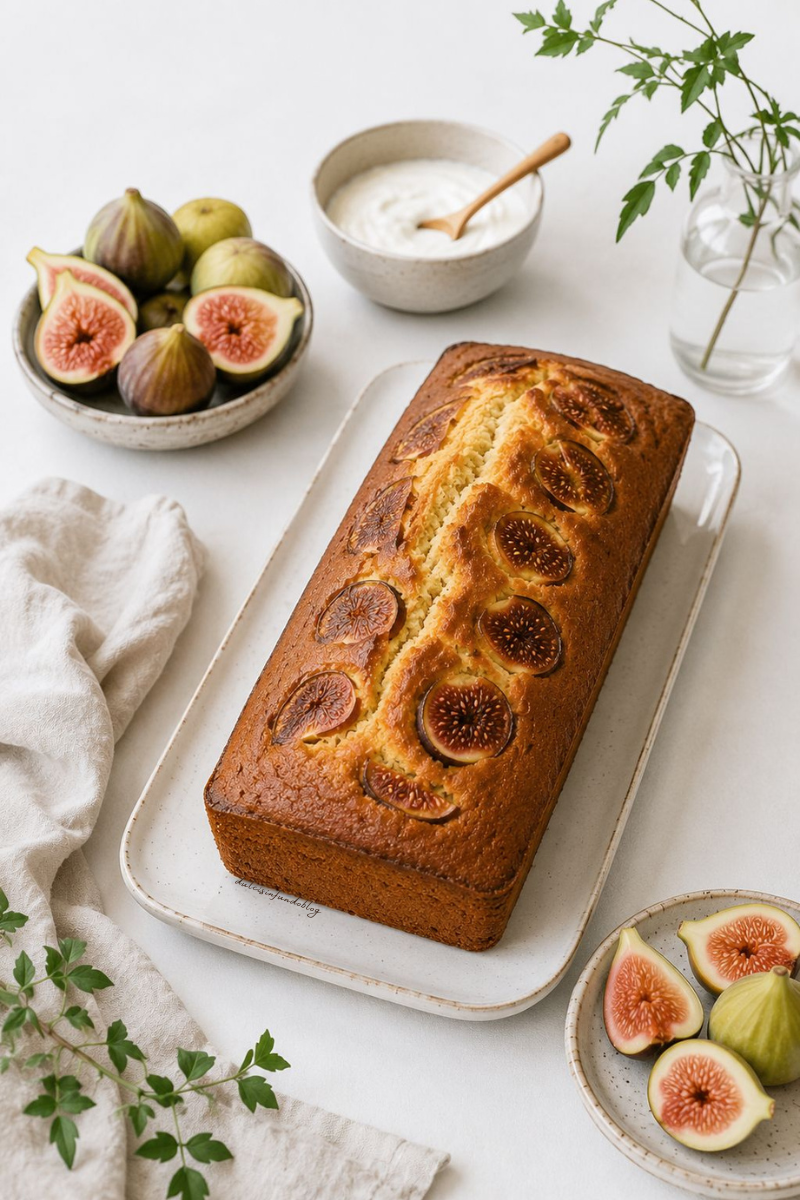 Plumcake fichi e yogurt