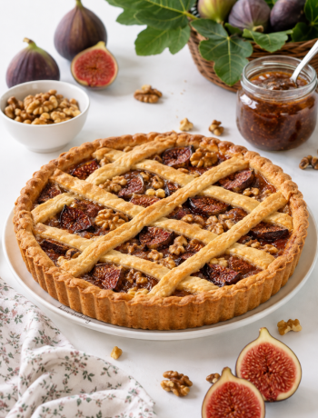 Crostata fichi e noci