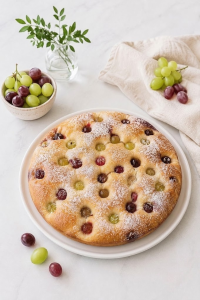 Focaccia morbida all'uva