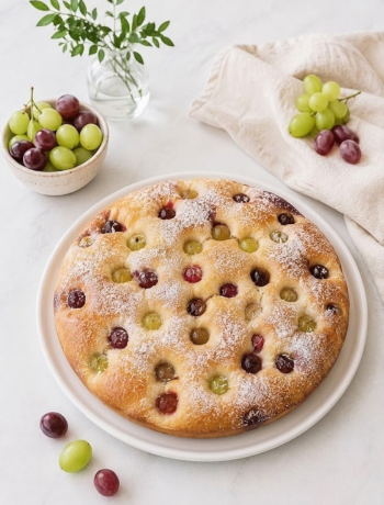 Focaccia morbida all'uva