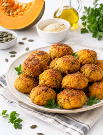 Polpette di zucca al forno