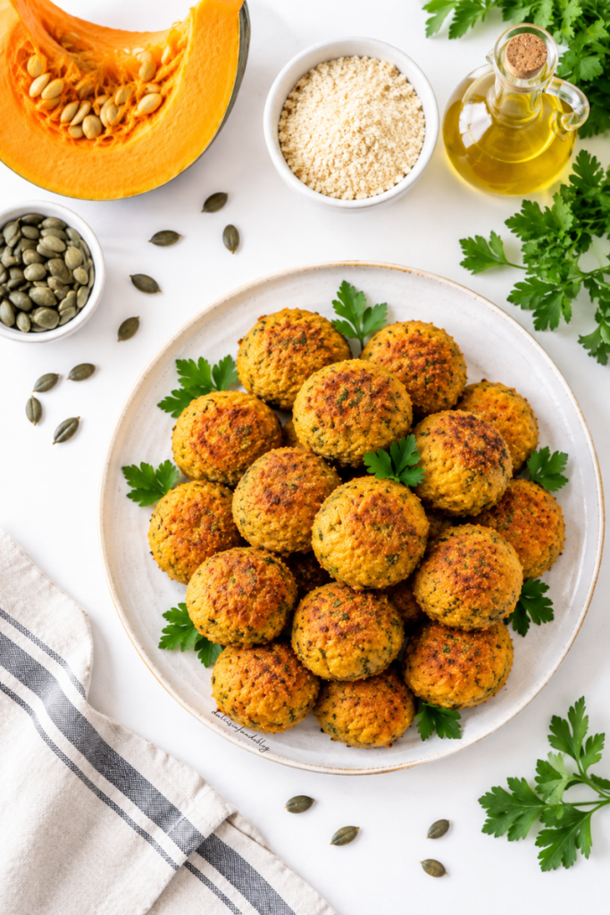 Polpette di zucca al forno