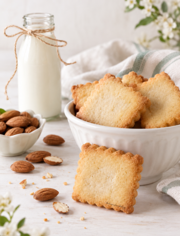 Biscotti di frolla alle mandorle
