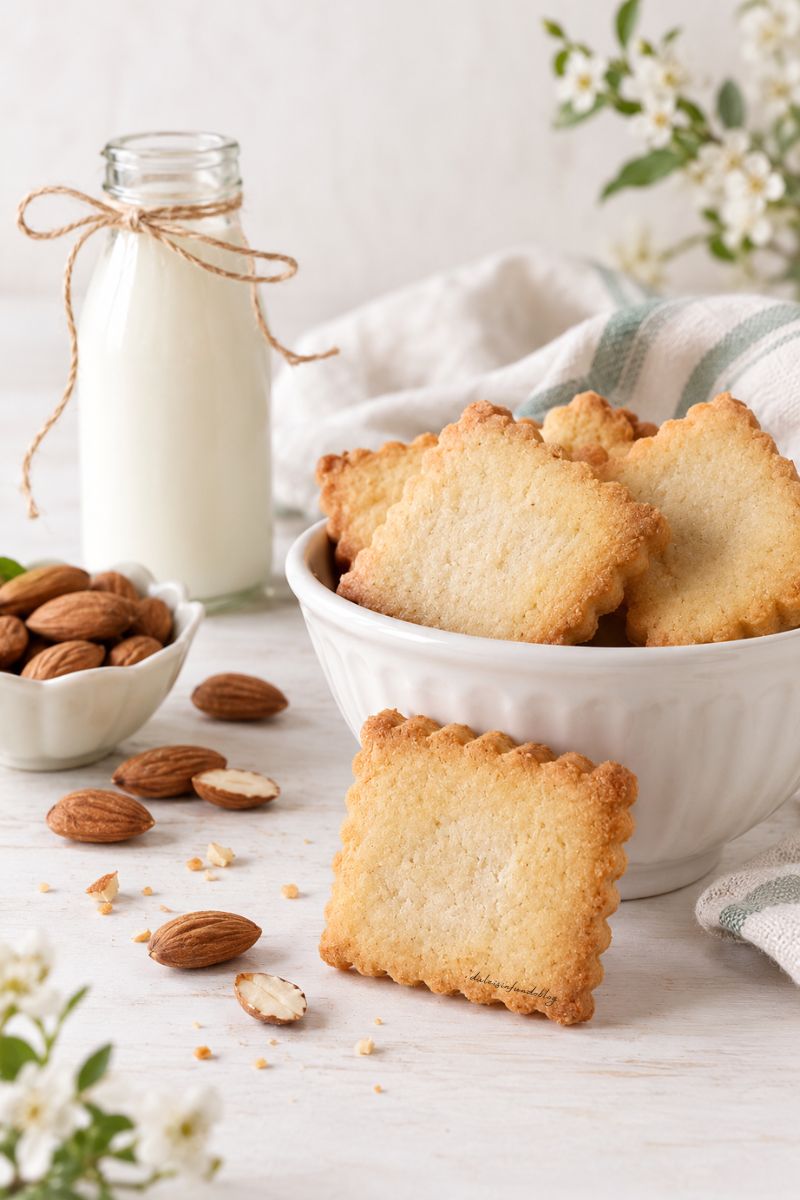 Biscotti di frolla alle mandorle