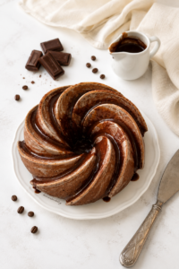 Bundt cake al cioccolato fondente