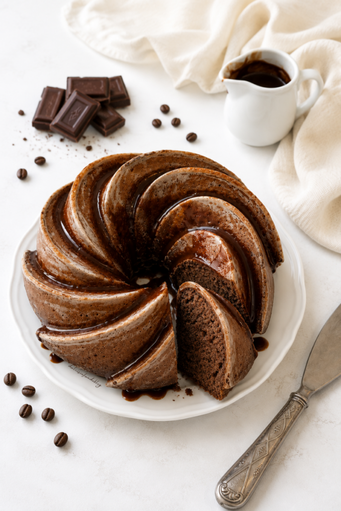 Bundt cake al cioccolato fondente