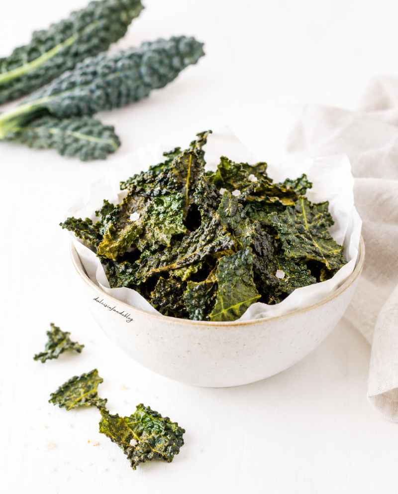 Chips di cavolo nero al forno