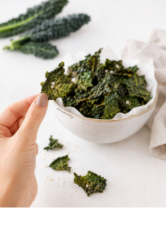 Chips di cavolo nero al forno