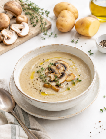 Vellutata di funghi e patate