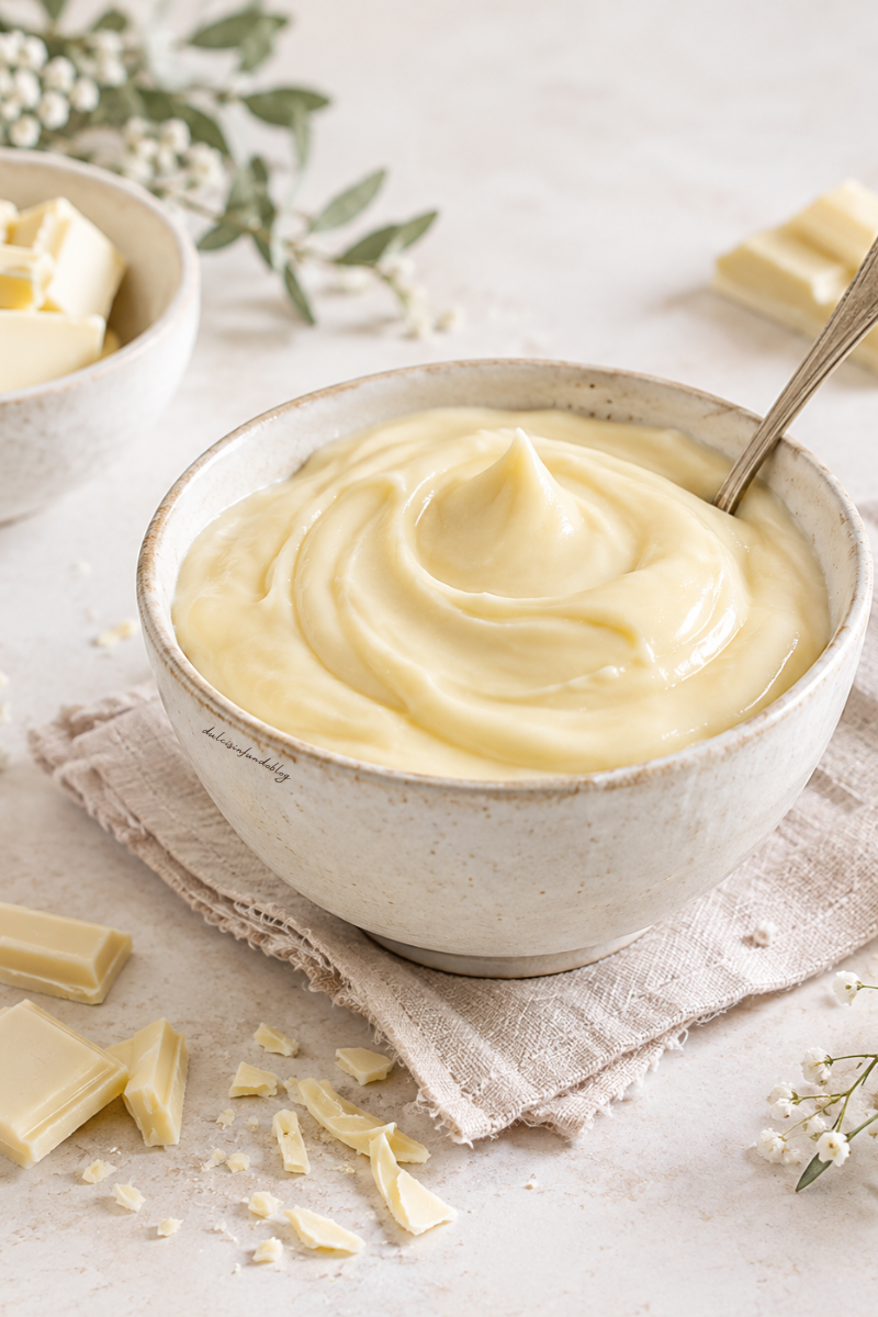 crema al cioccolato bianco