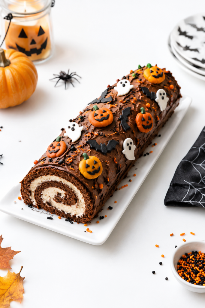 rotolo dolce di Halloween
