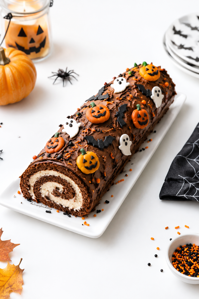 rotolo dolce di Halloween
